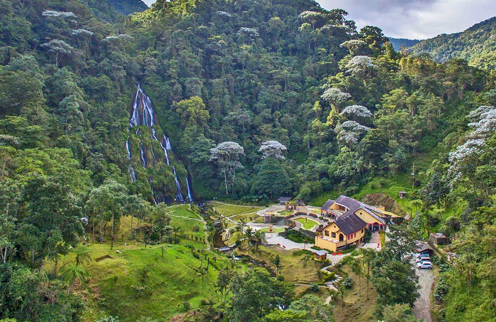 Vista panorámica de Termales de Santa Rosa