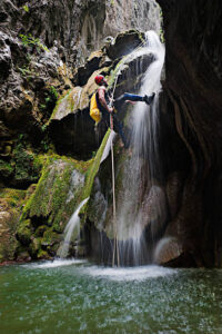 Rappel en cascadas del Huila