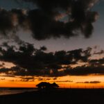 Atardecer en las playas de Santa Marta