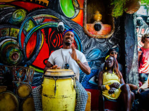 Los tambores, principal sonido afro