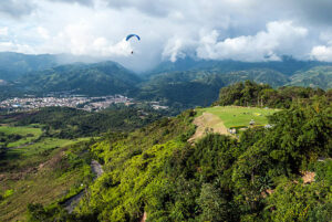 Parapente sobre Bucaramanga