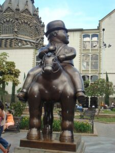 Escultura del maestro Fernando Botero en Medellín