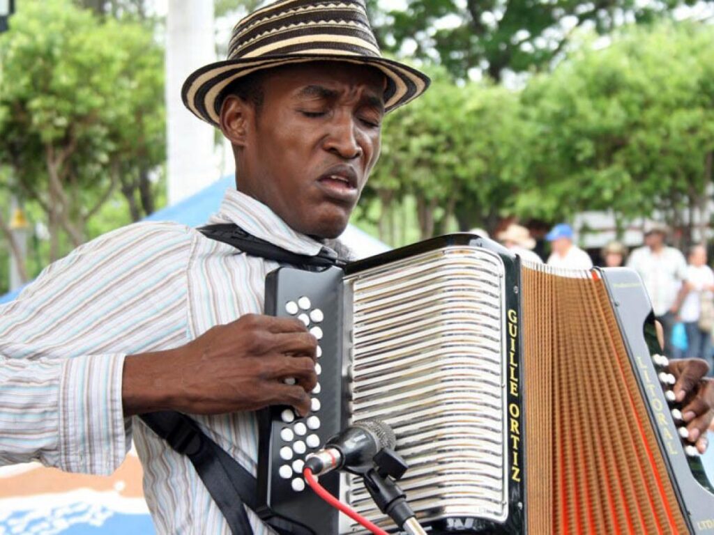 Cantautor en el Festival Pedazo de Acordeón