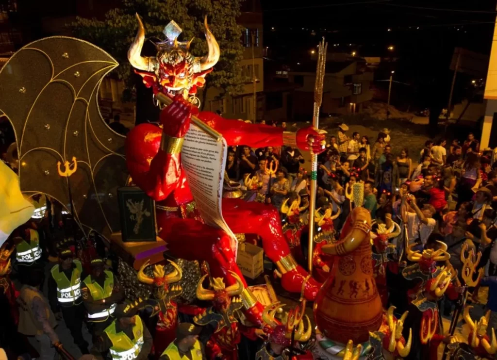 Su majestad el Diablo, en el Carnaval de Riosucio. Foto: www.colombia.viajando.travel.com