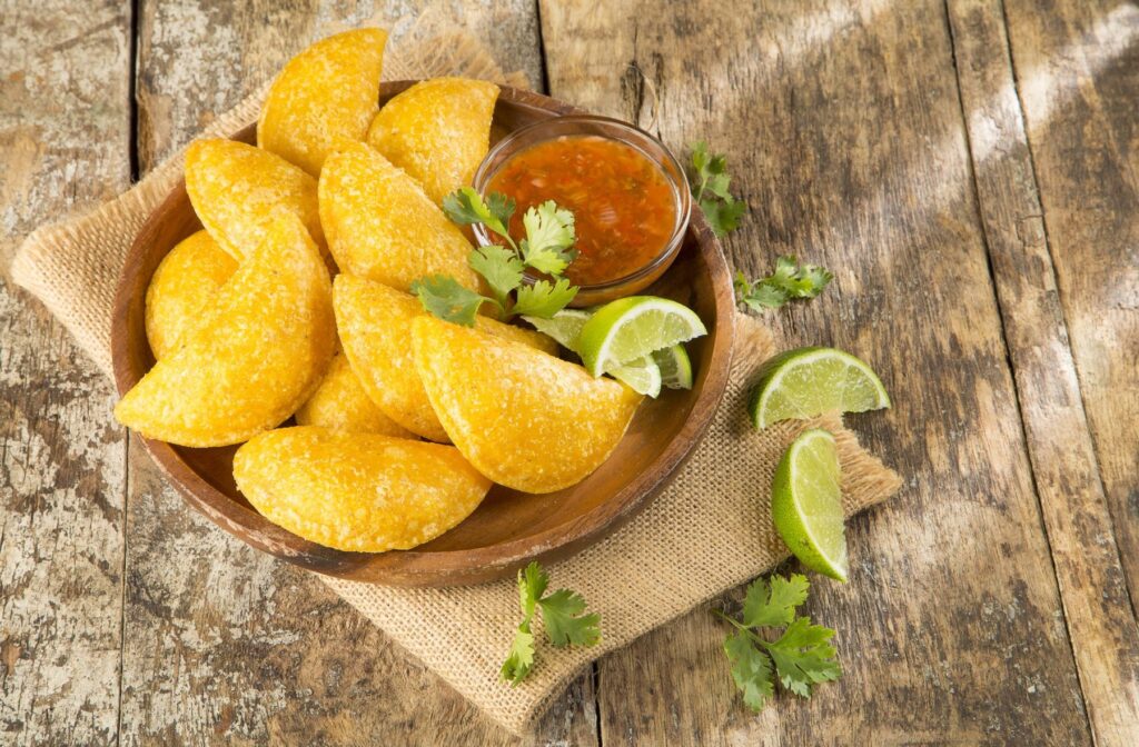 Empanadas tradicionales colombianas. Foto: www.aratiendas.com